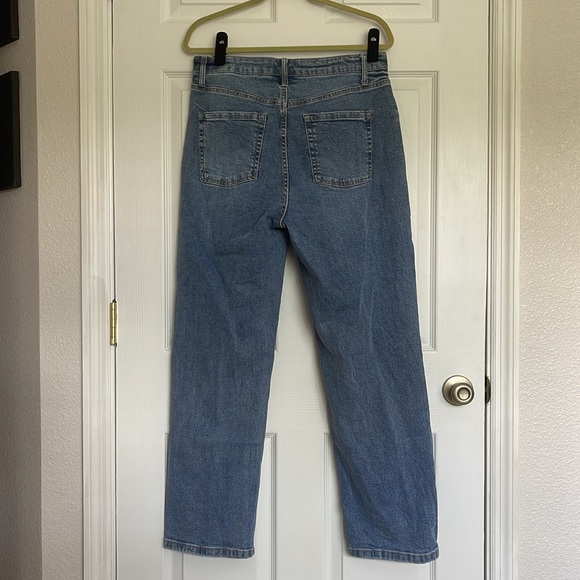 Wild Fable super high-rise straight jeans medium wash - Picture 4 of 8